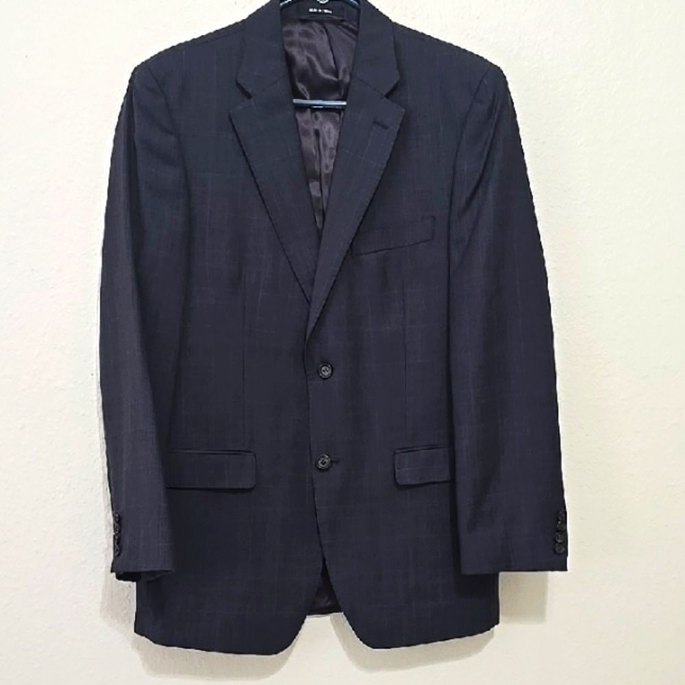 Ralph Lauren‎ Dark Gray Plaid Men's Blazer 40R